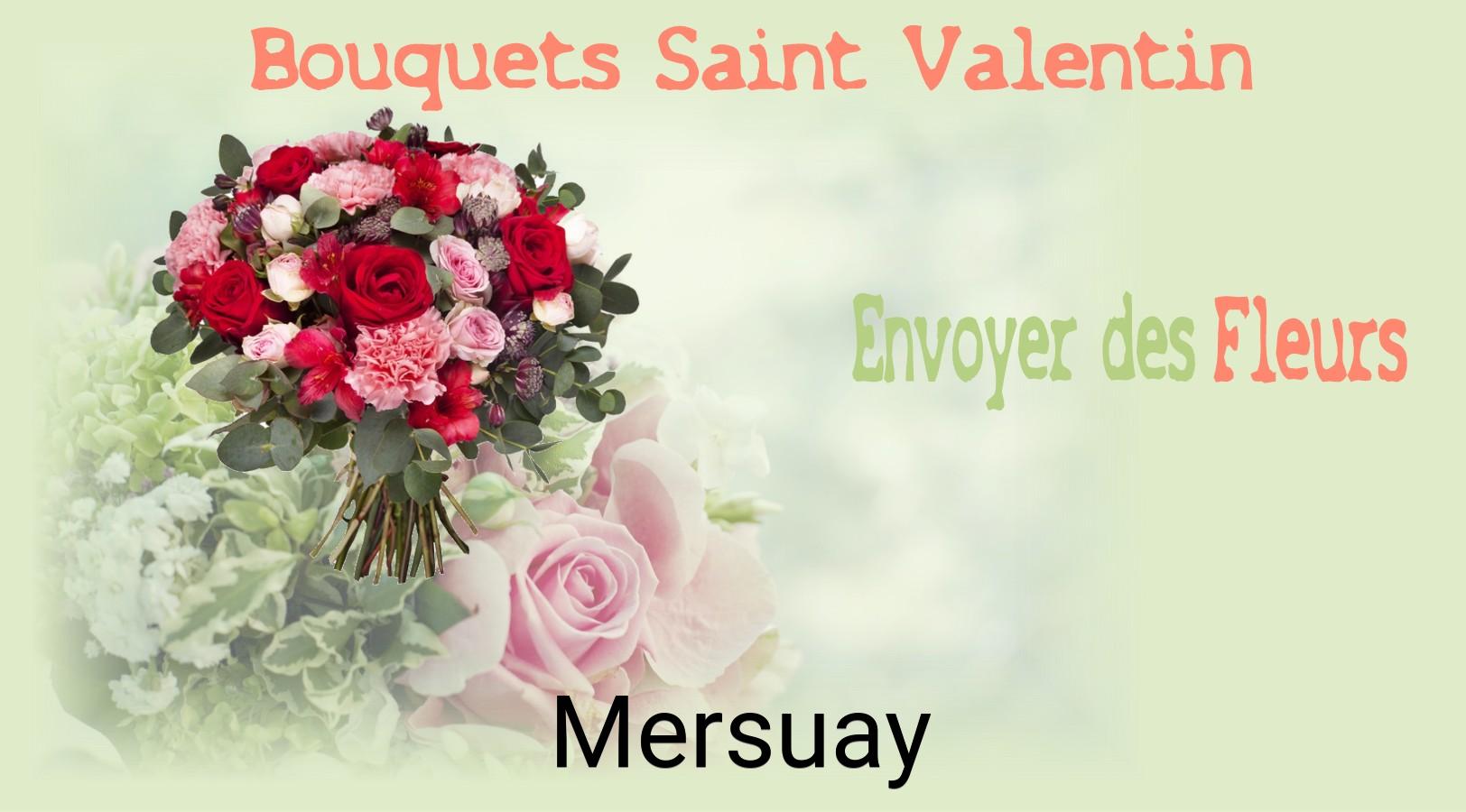 Roses de Saint-Valentin livrées à Mersuay